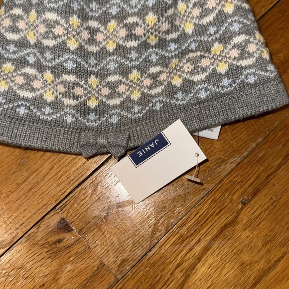 NWT Janie and jack 3M-6M baby toboggan hat cap beanie headgear winter girls - Picture 5 of 8